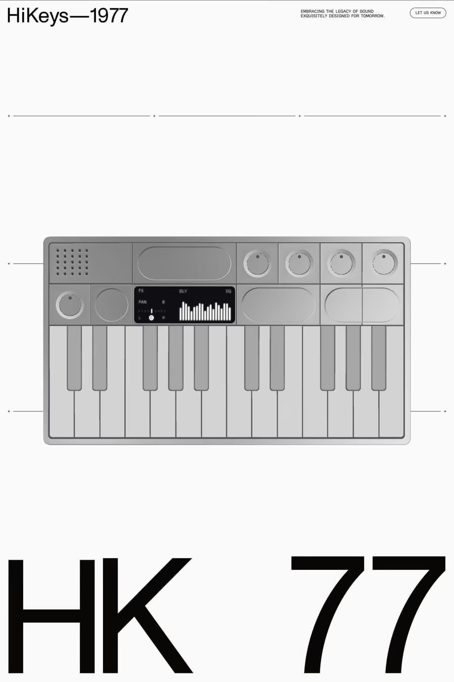 HiKeys—1977 — landing website screenshot