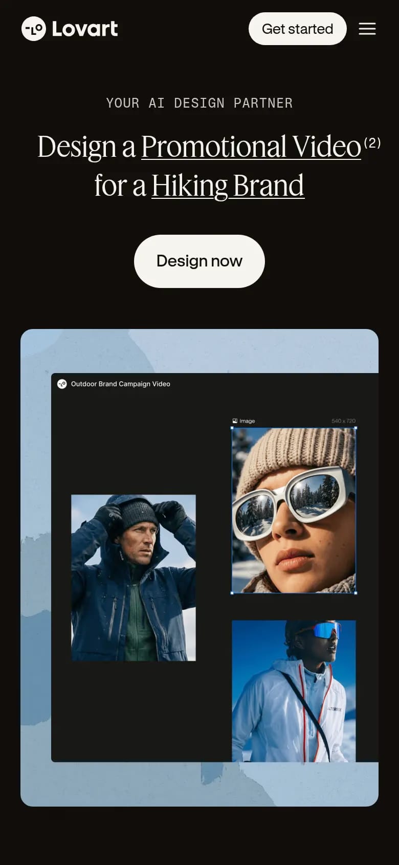 Lovart mobile screenshot