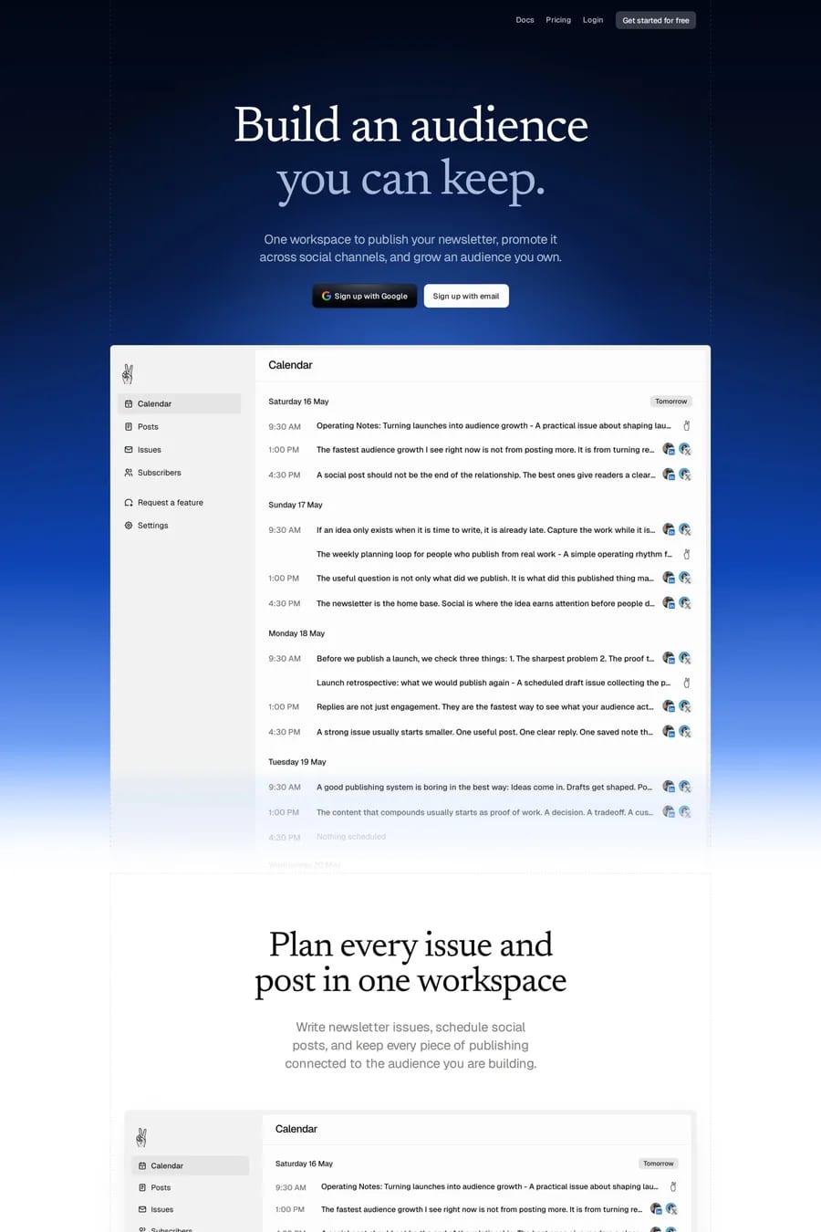 Maito — landing website screenshot