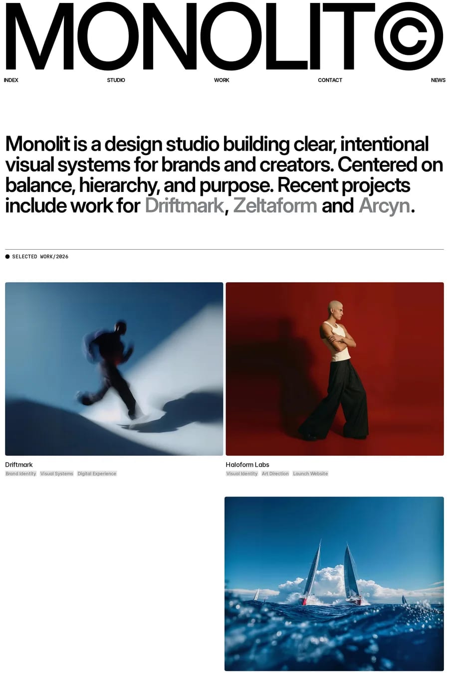 Manner — agency website template screenshot
