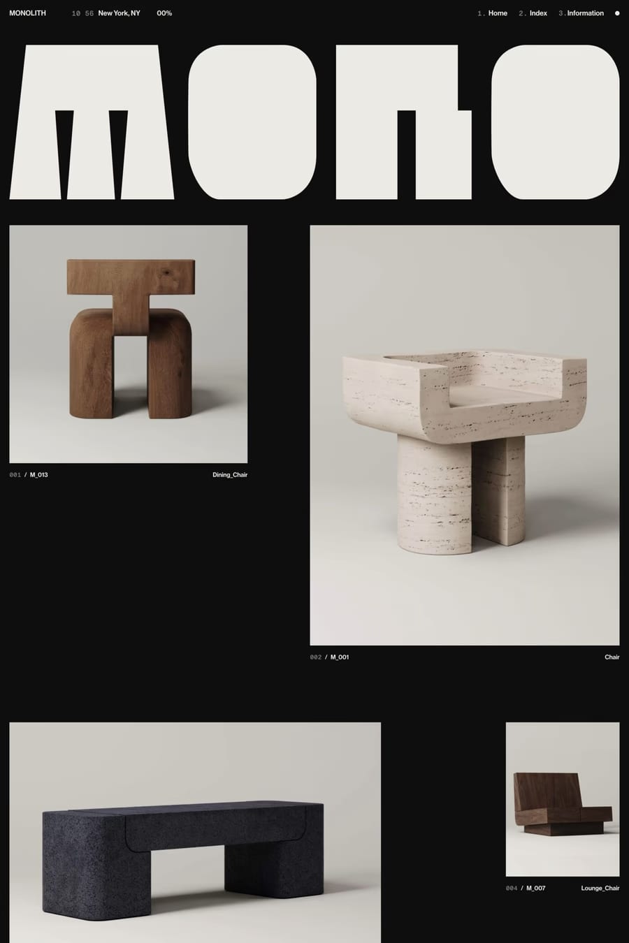 Monolith — shop website screenshot
