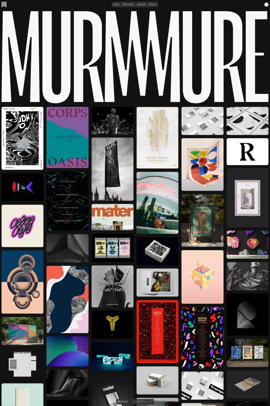 Murmure — agency website screenshot