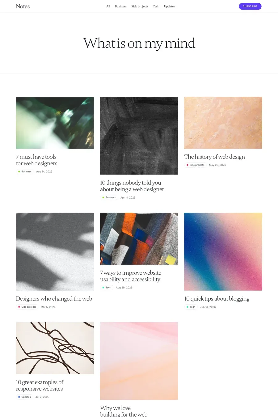 Notes Journal