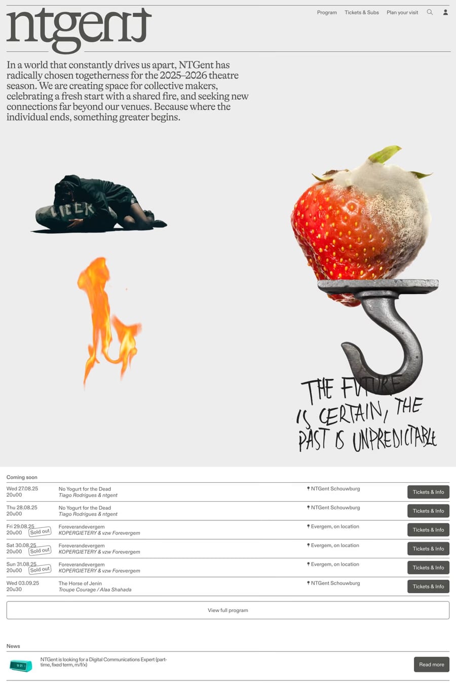 NTGent — landing website screenshot