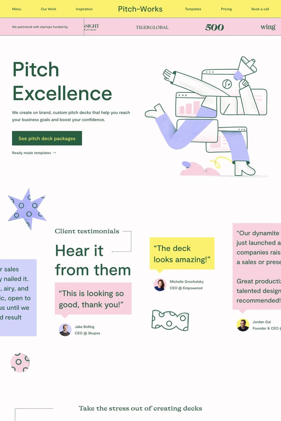 Pitch-Works — agency website screenshot