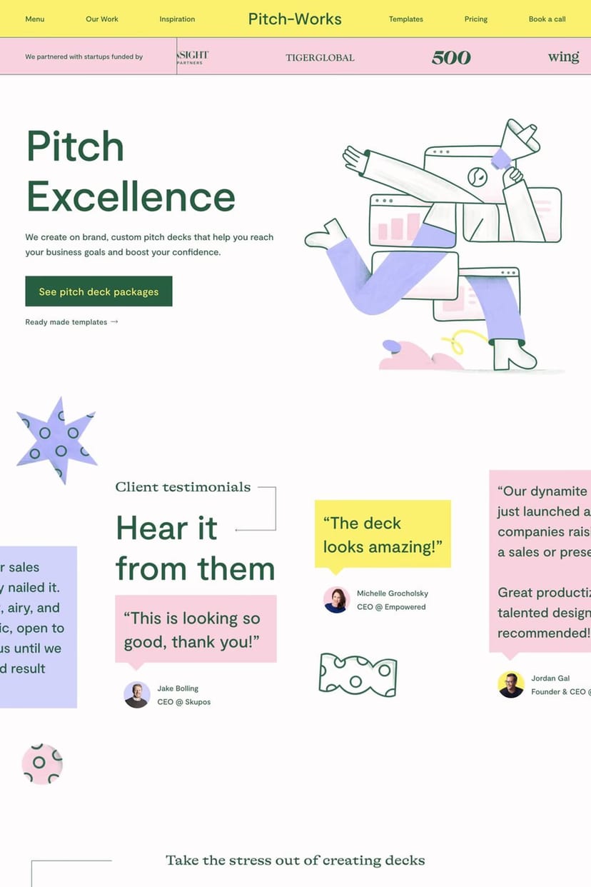 Pitch-Works — screenshot of an agency site