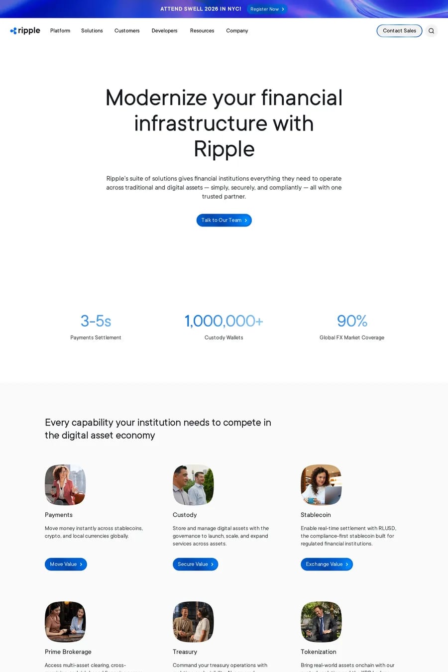 Rail — landing website screenshot