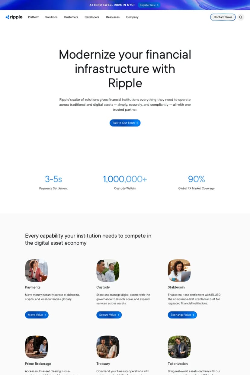 Rail — screenshot of a landing page