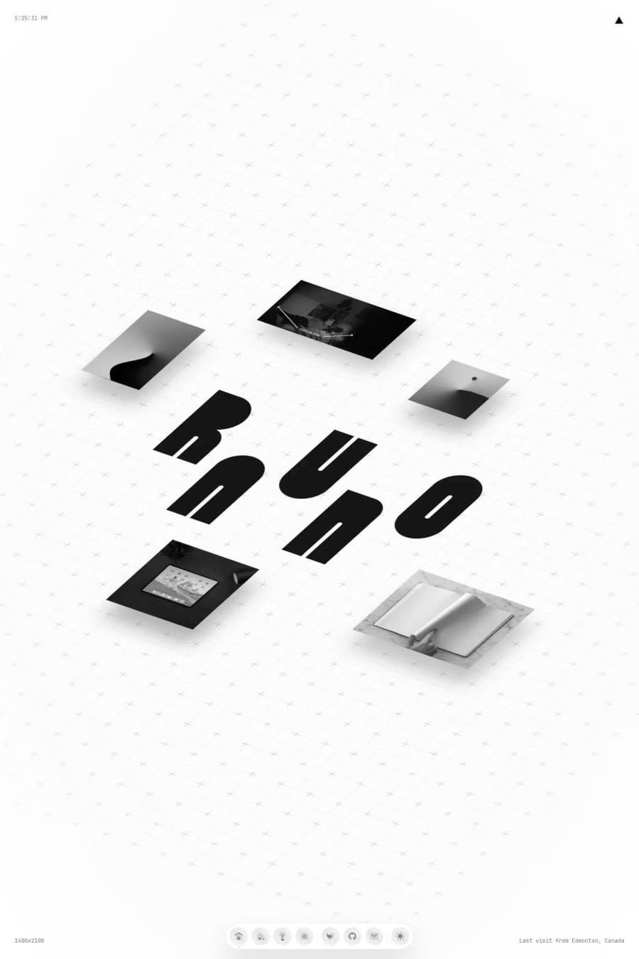 Rauno Freiberg — portfolio website screenshot