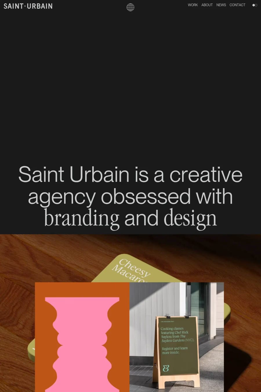 Saint Urbain — agency website screenshot