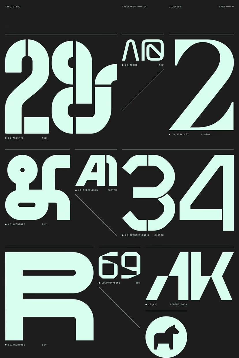 T72T — screenshot of a portfolio site