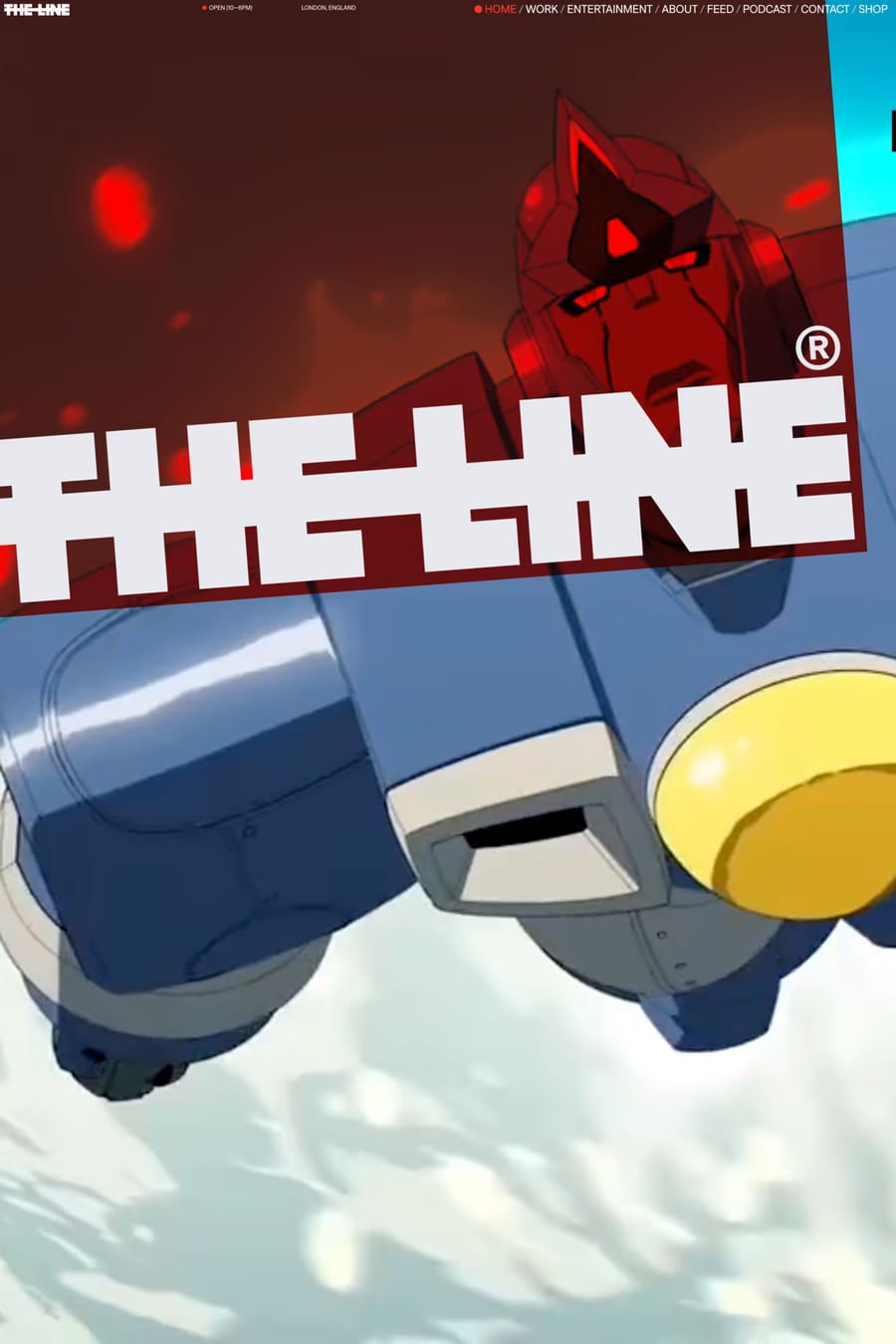 The Line Studio — agency website screenshot