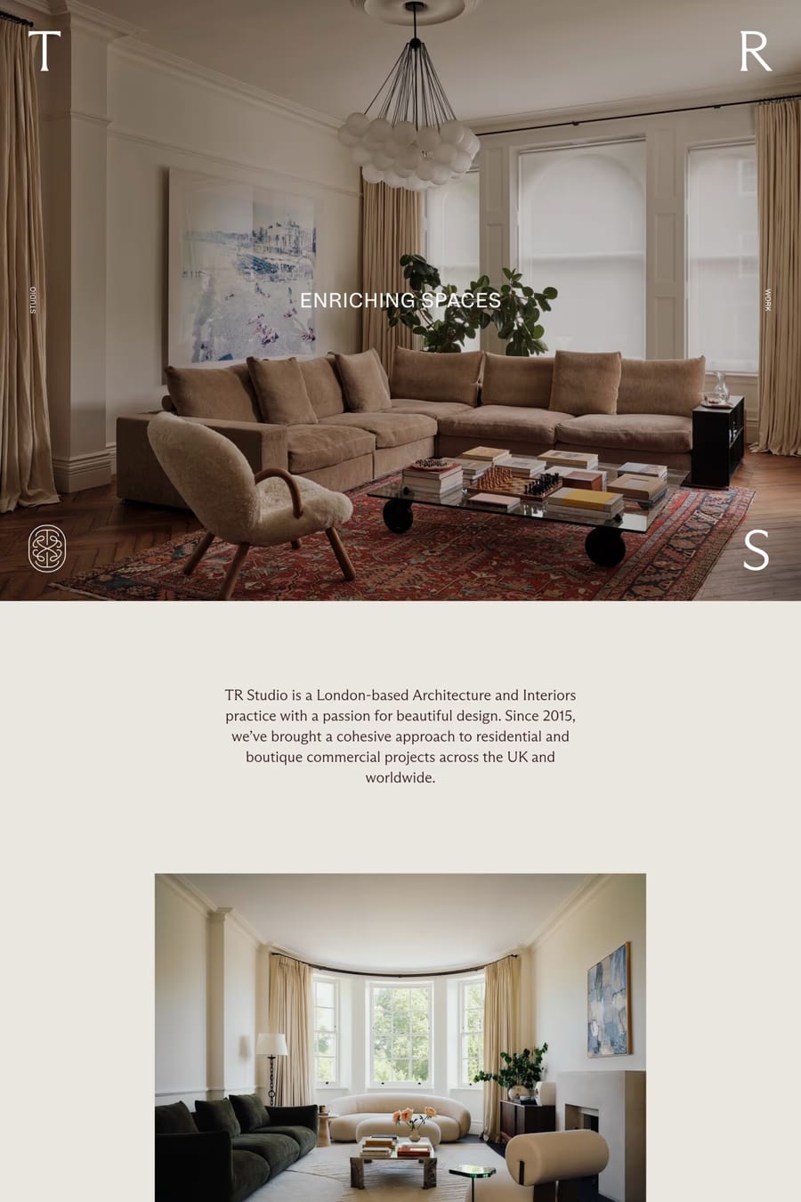 TR Studio — agency website screenshot