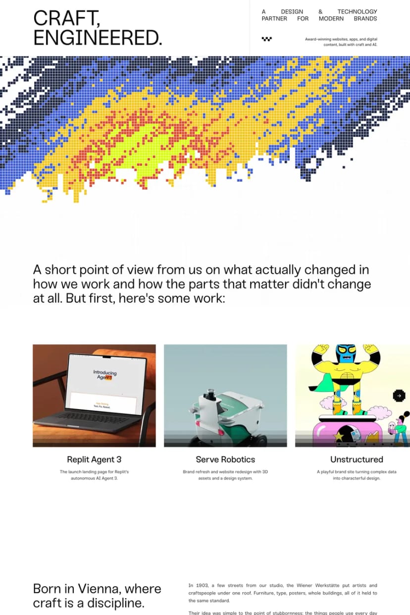 Wild — screenshot of an agency site