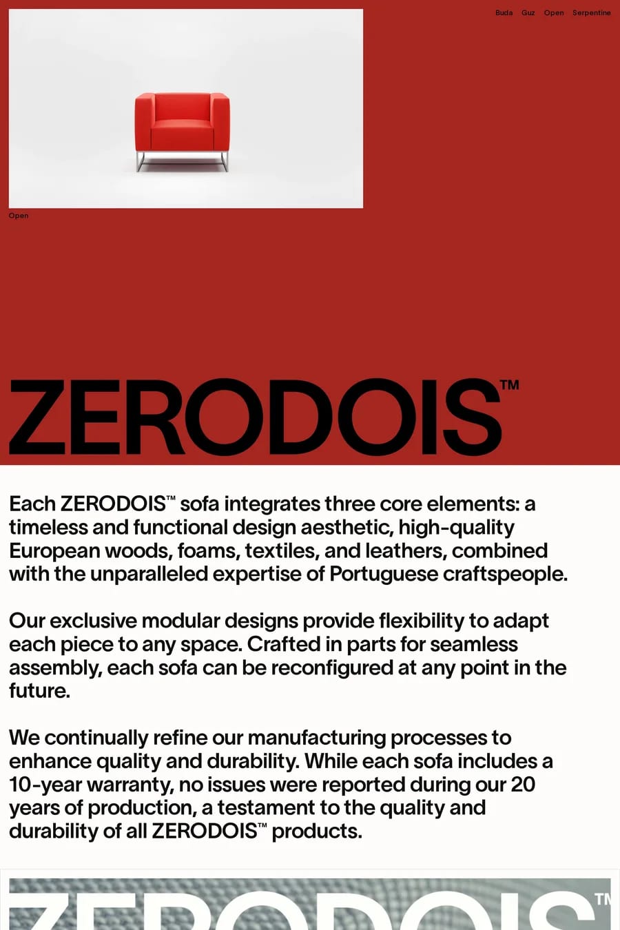 Zerodois — shop website screenshot