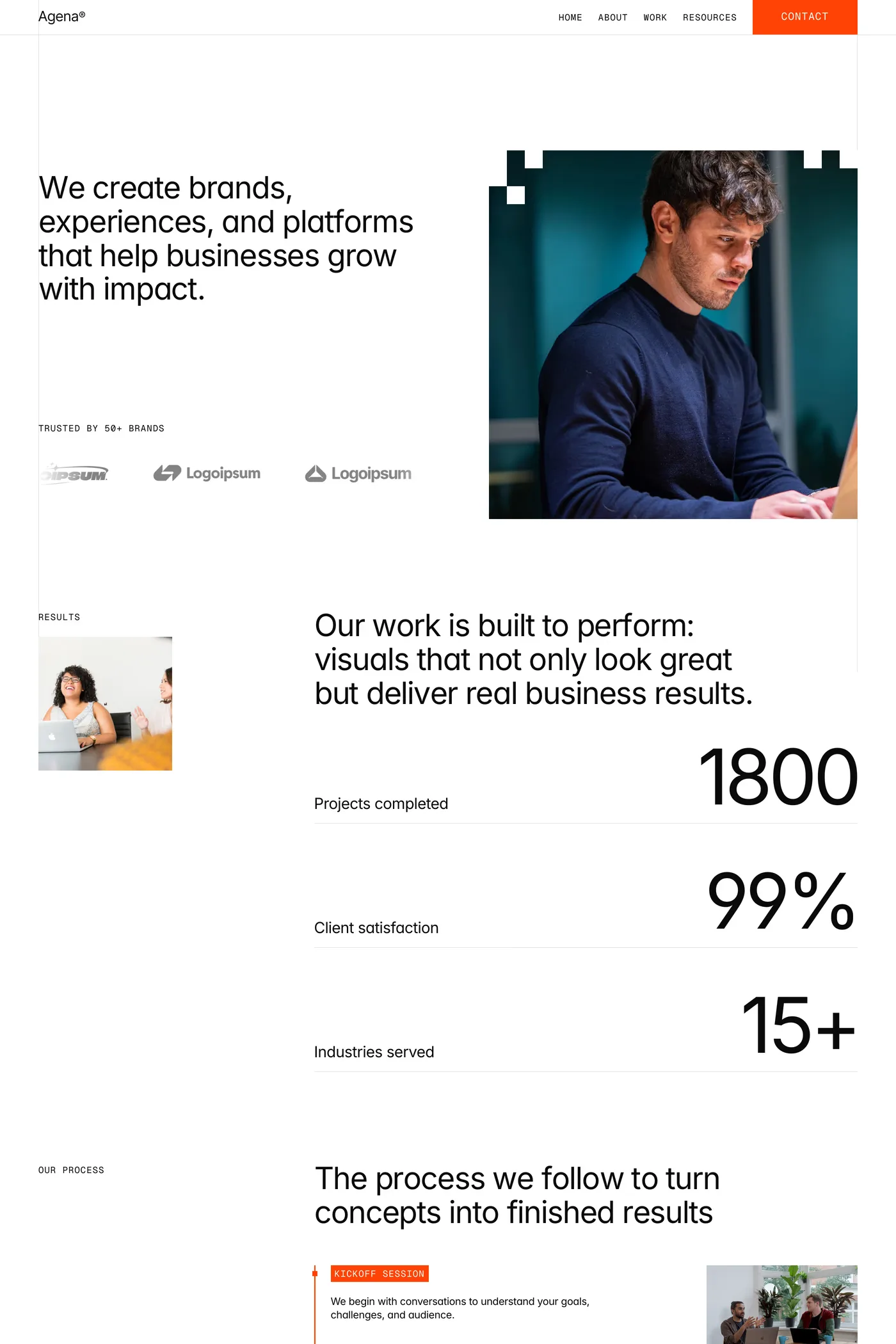 Agena — screenshot of the about page
