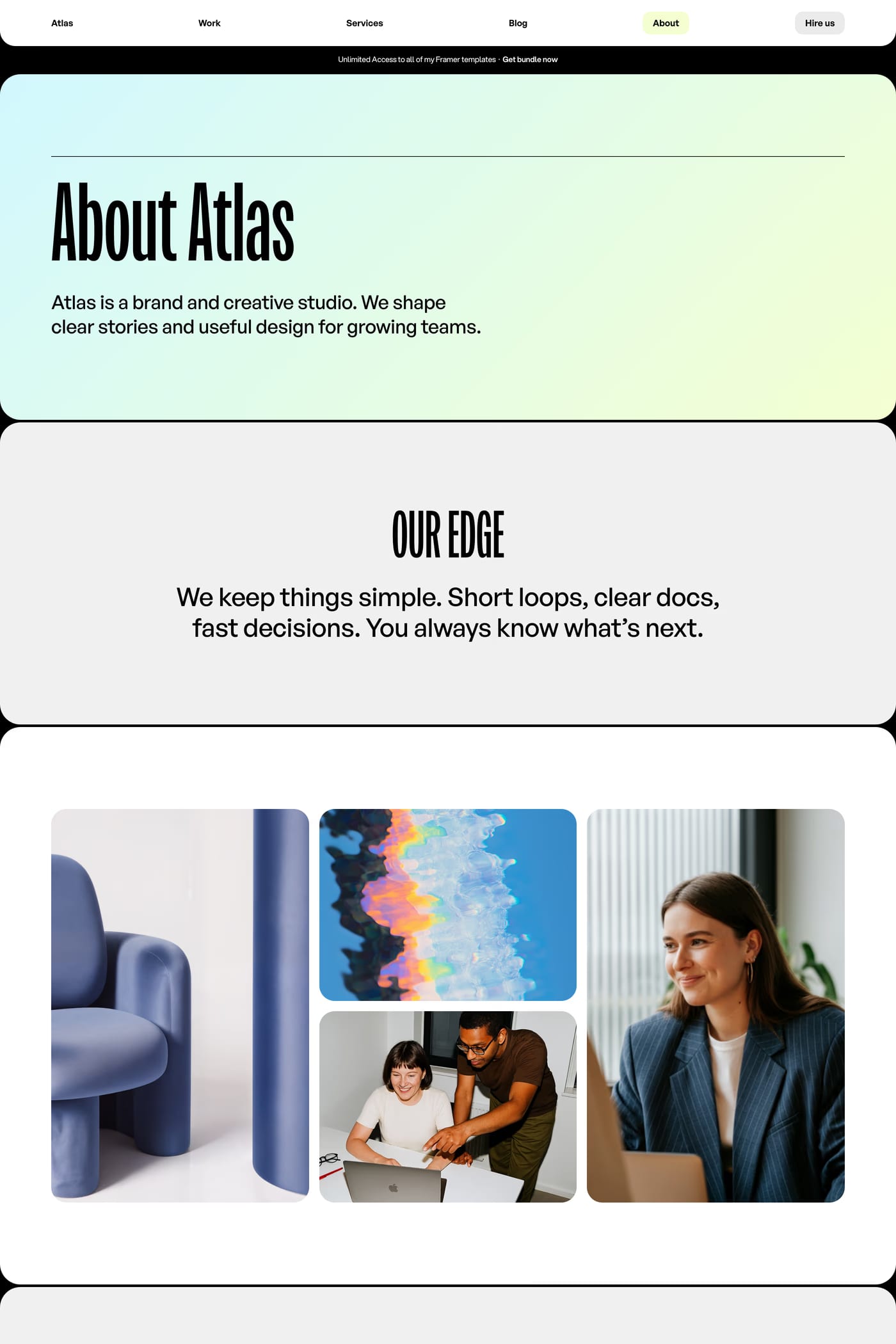 Atlas Studio about page