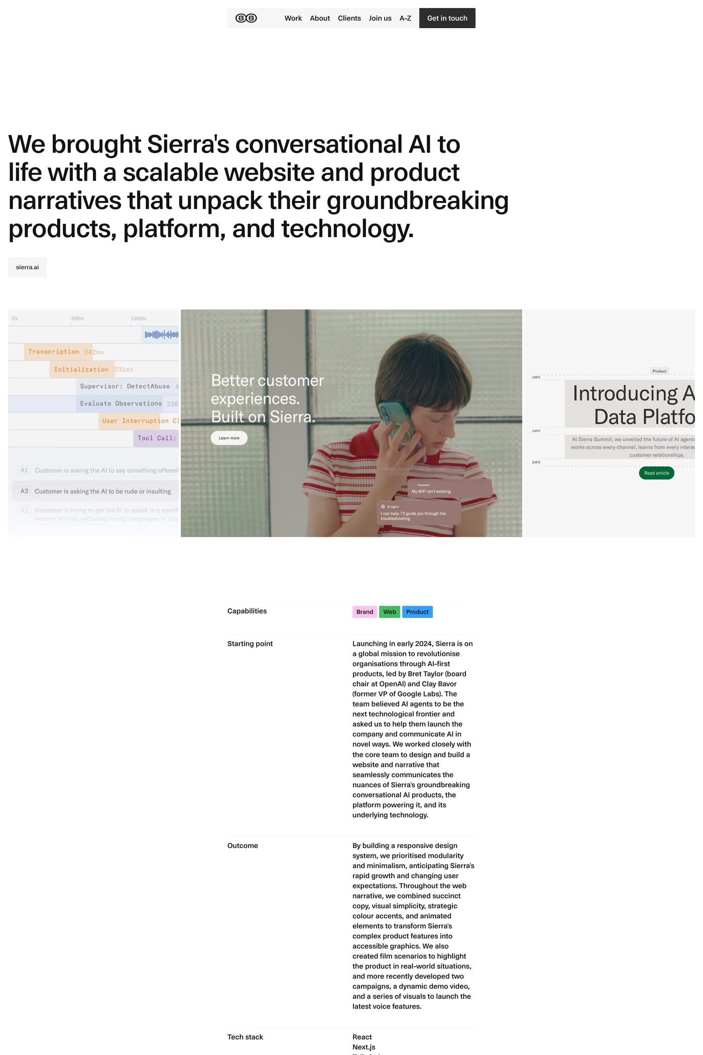 Bakken & Bæck case studies page