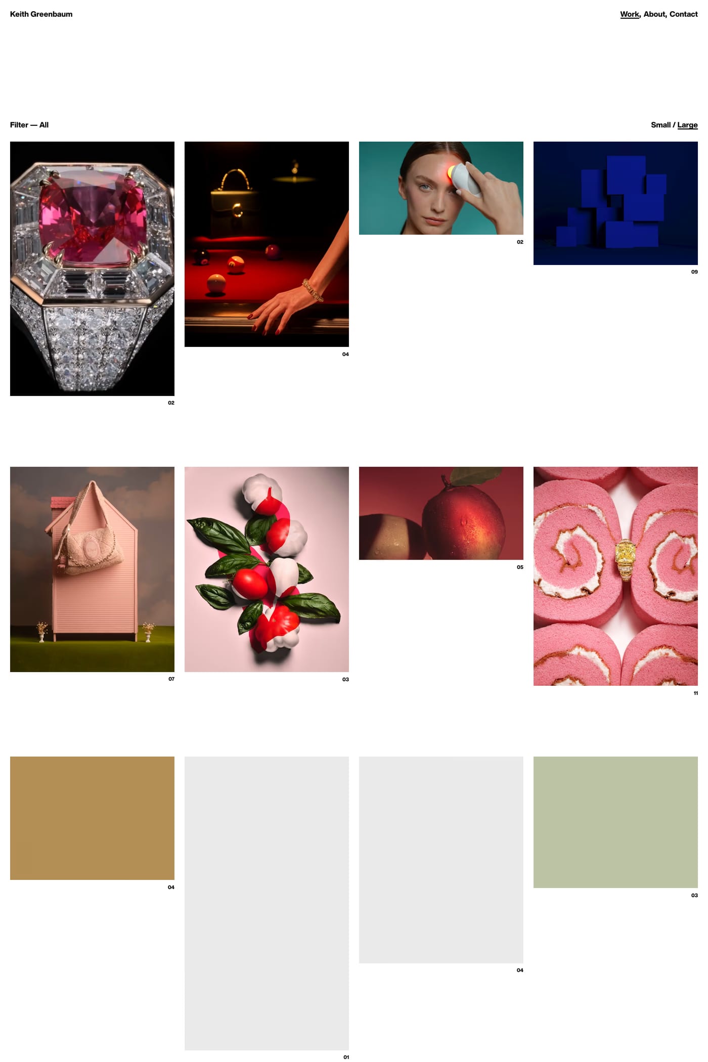 Keith Greenbaum work page