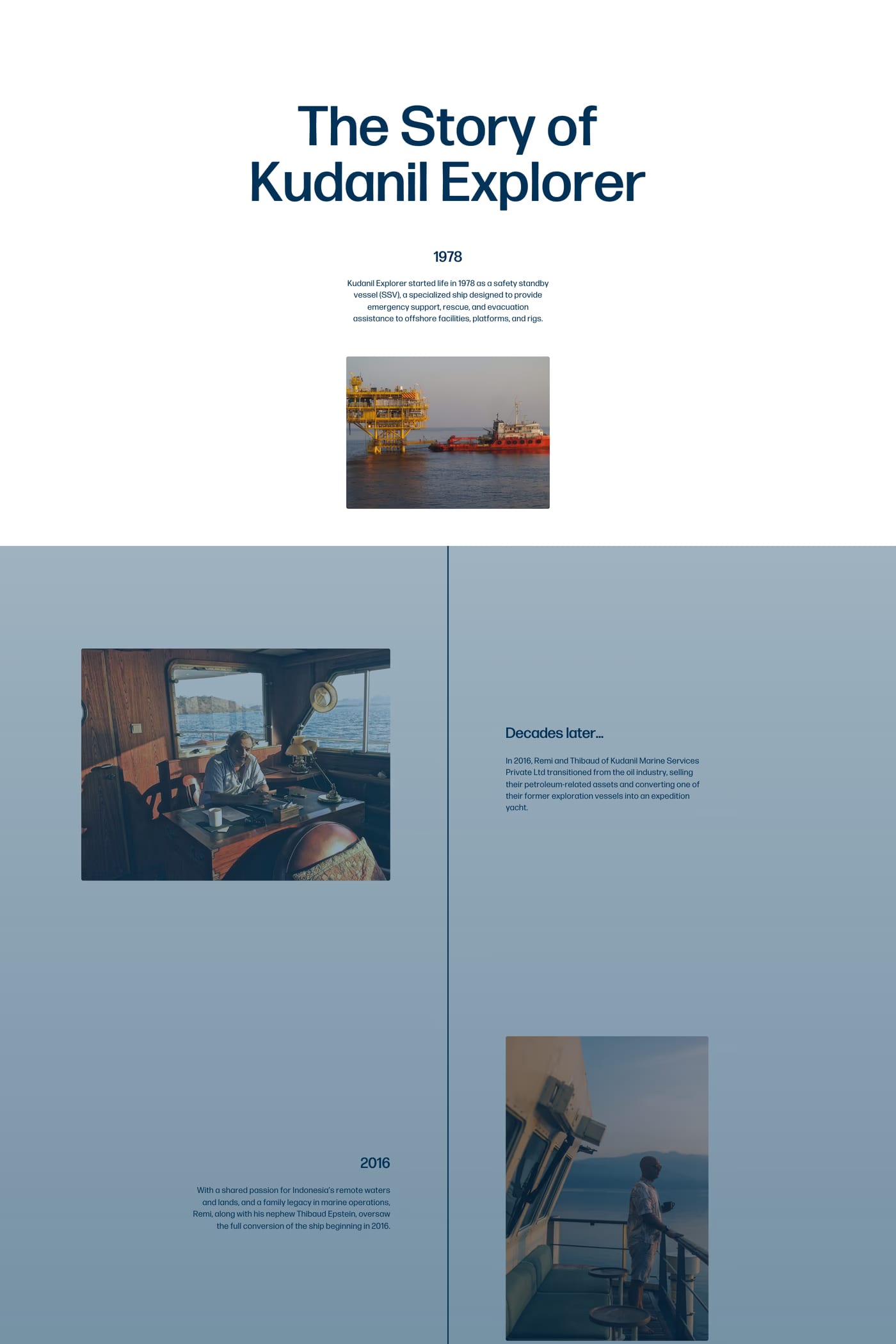 Kudanil Explorer about page