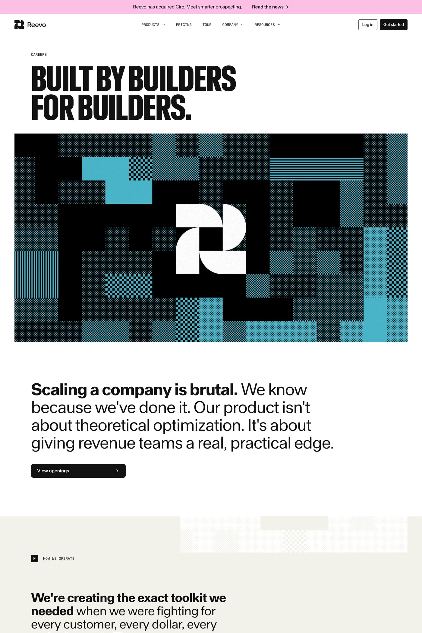 Reevo careers page