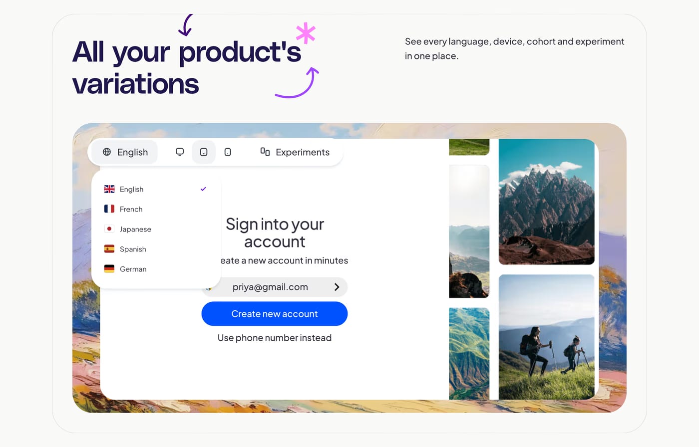 Adora Products section