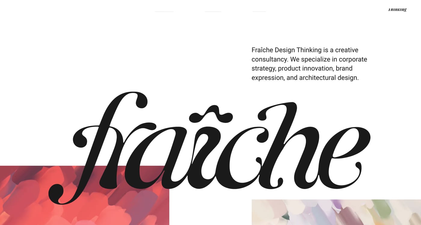 Fraiche Hero section