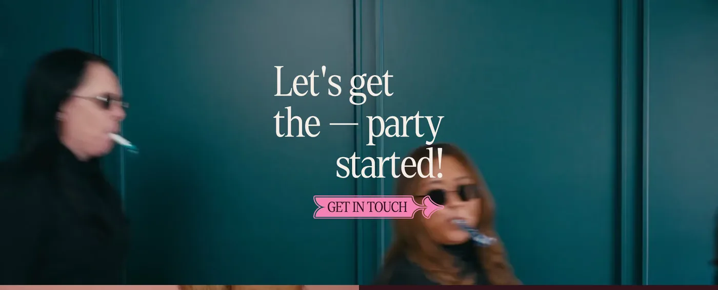 Idyllic — screenshot of the call to action section