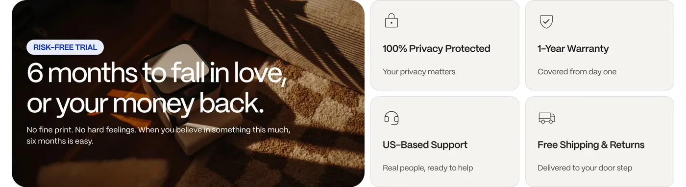 Matic — screenshot of the features section