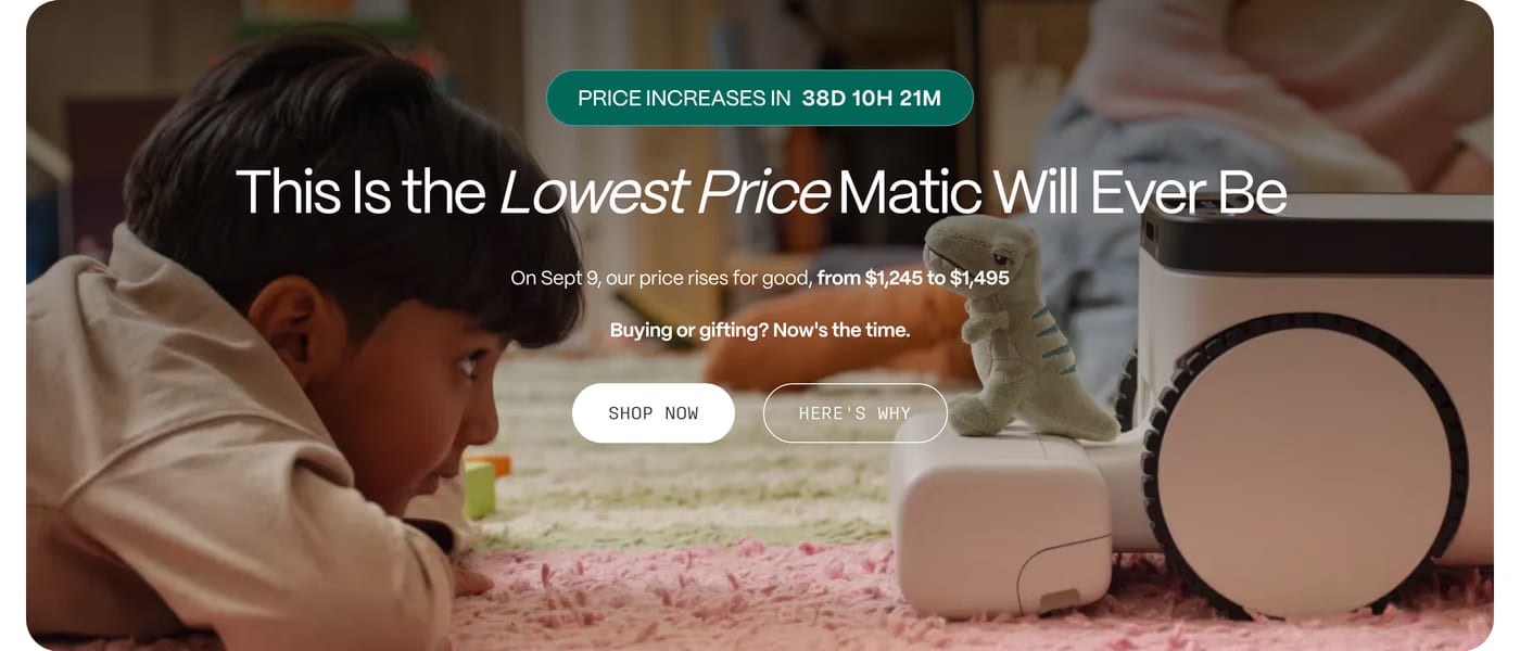 Matic Products section
