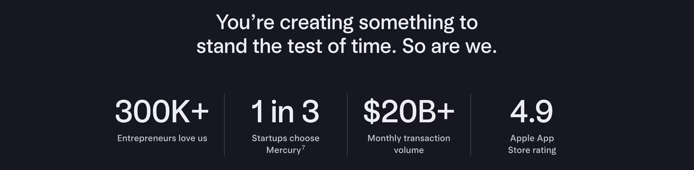 Mercury Products section