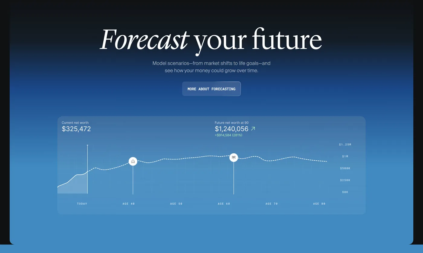 Origin — screenshot of the features section