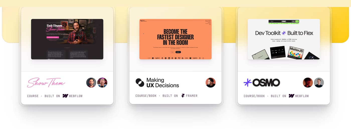 Outseta — screenshot of the products section