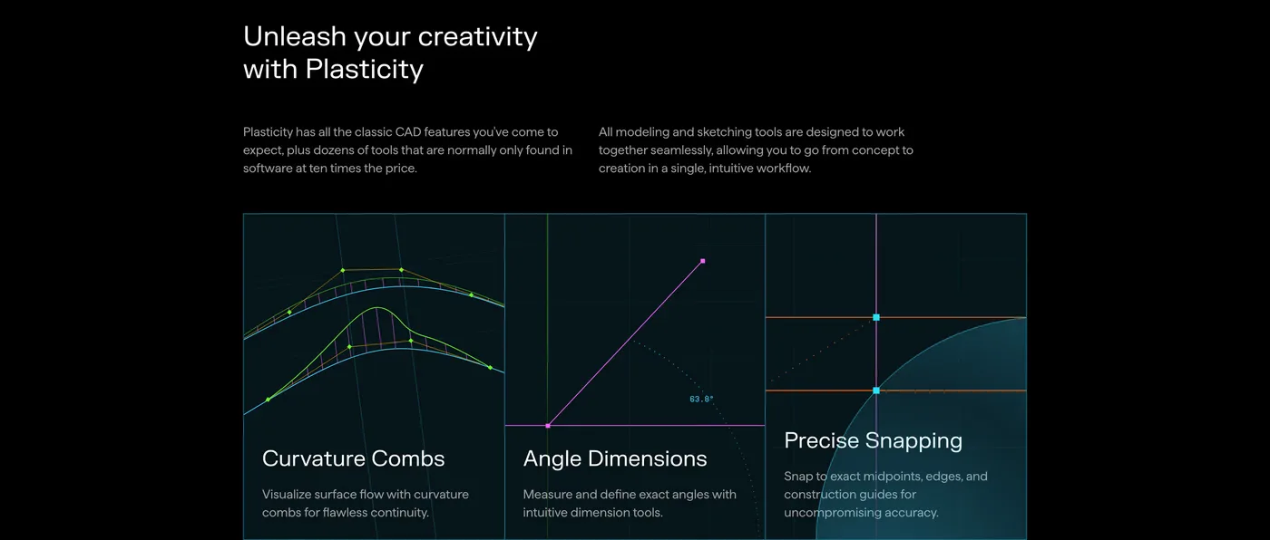 Plasticity — screenshot of the faq section