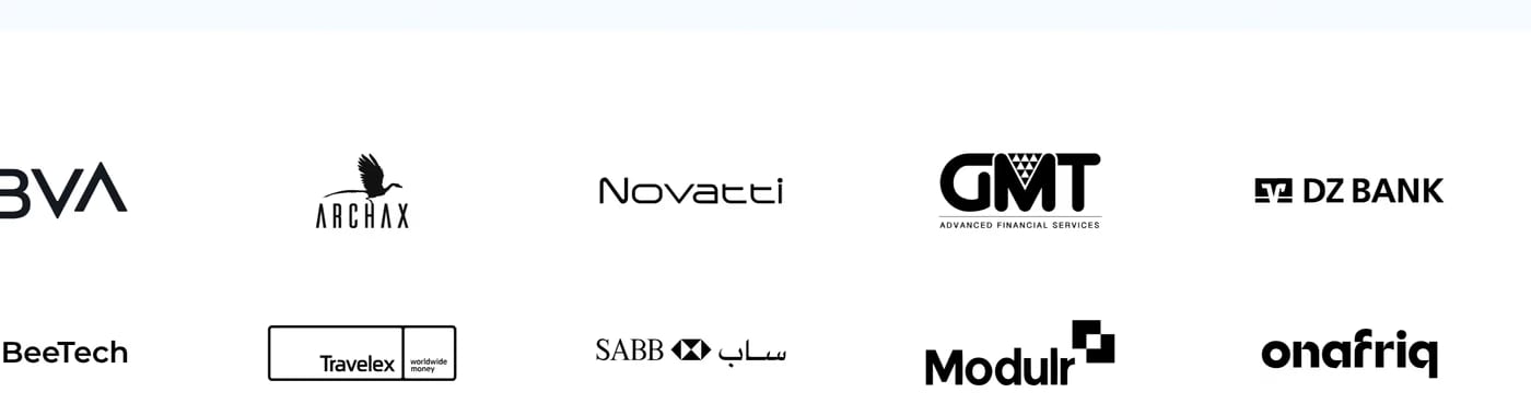 Rail — screenshot of the logos section