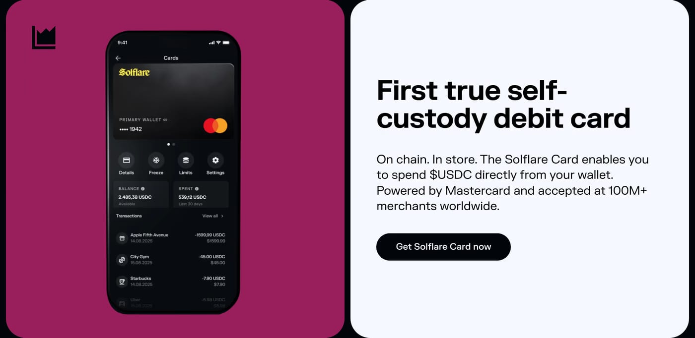 Solflare FAQ section