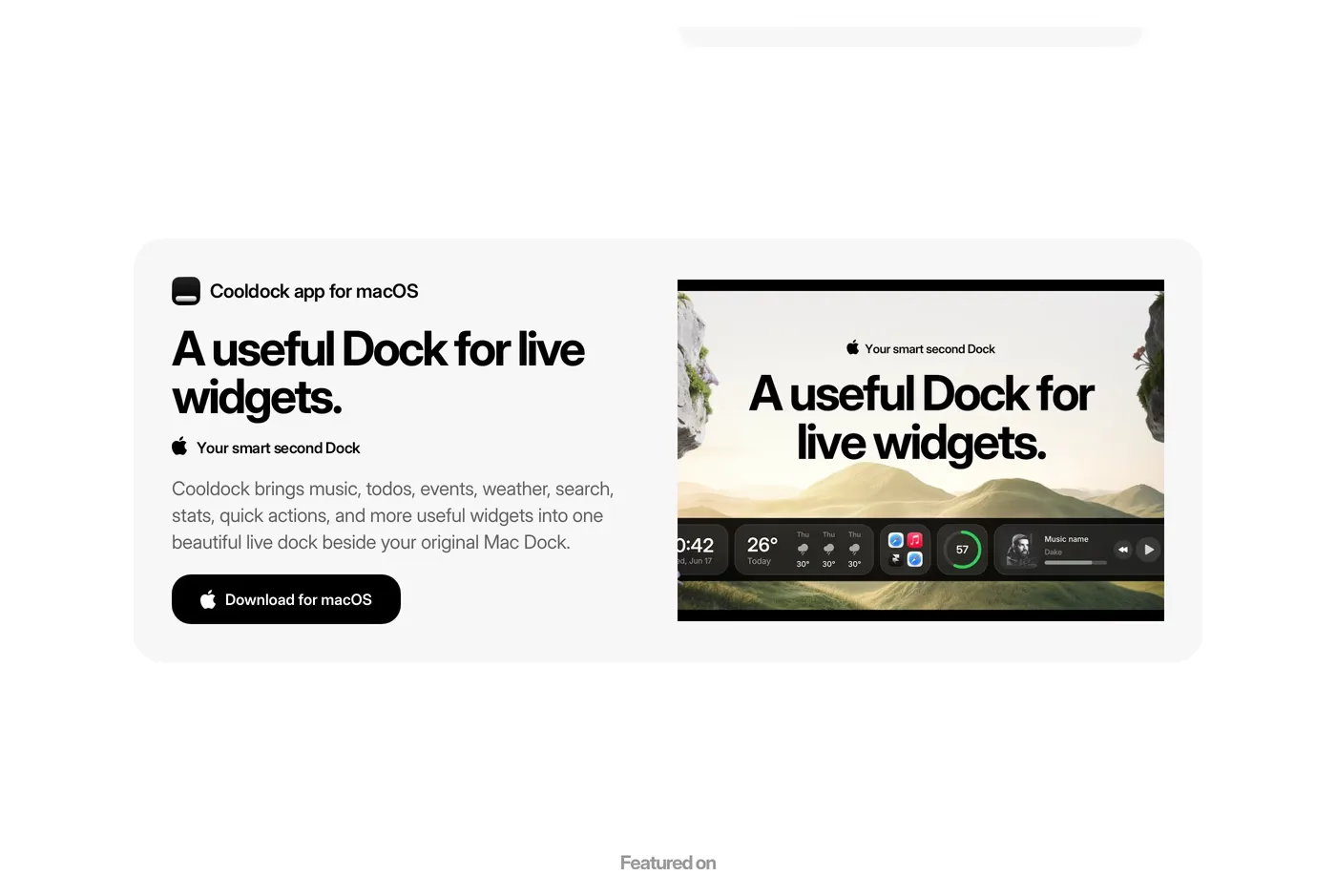 Supaste — screenshot of the call to action section