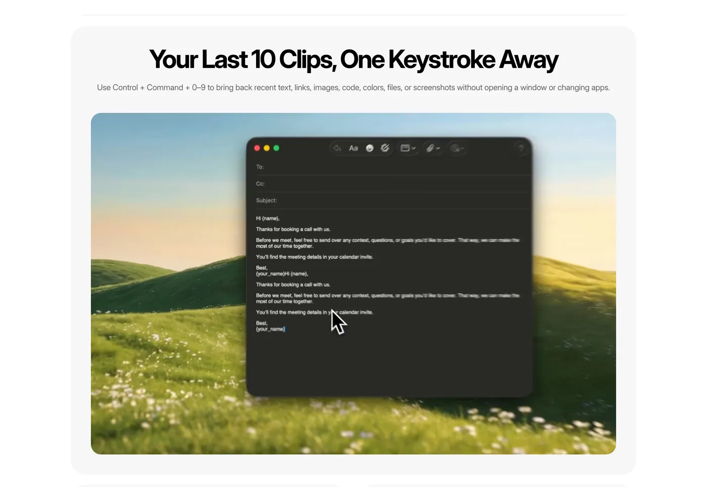 Supaste — screenshot of the faq section