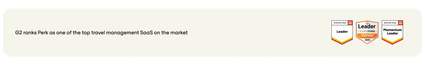 TravelPerk FAQ section