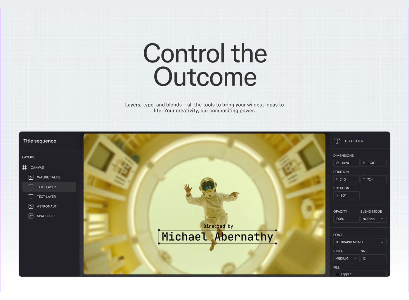 Weavy — screenshot of the features section