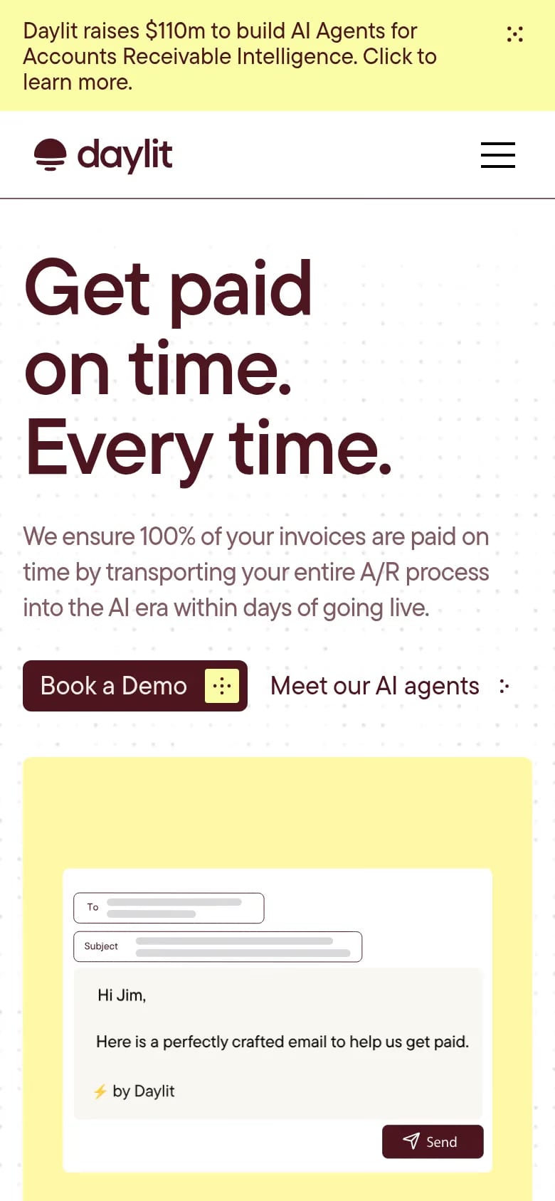 Daylit mobile screenshot