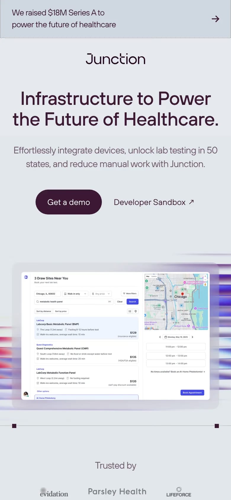 Junction mobile screenshot