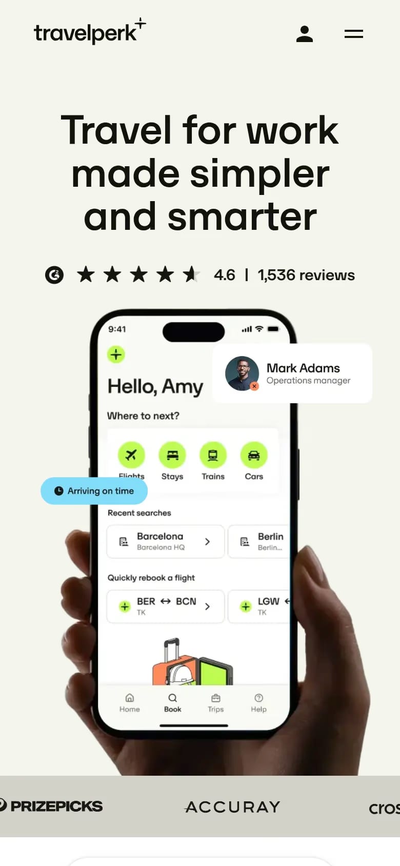 TravelPerk mobile screenshot