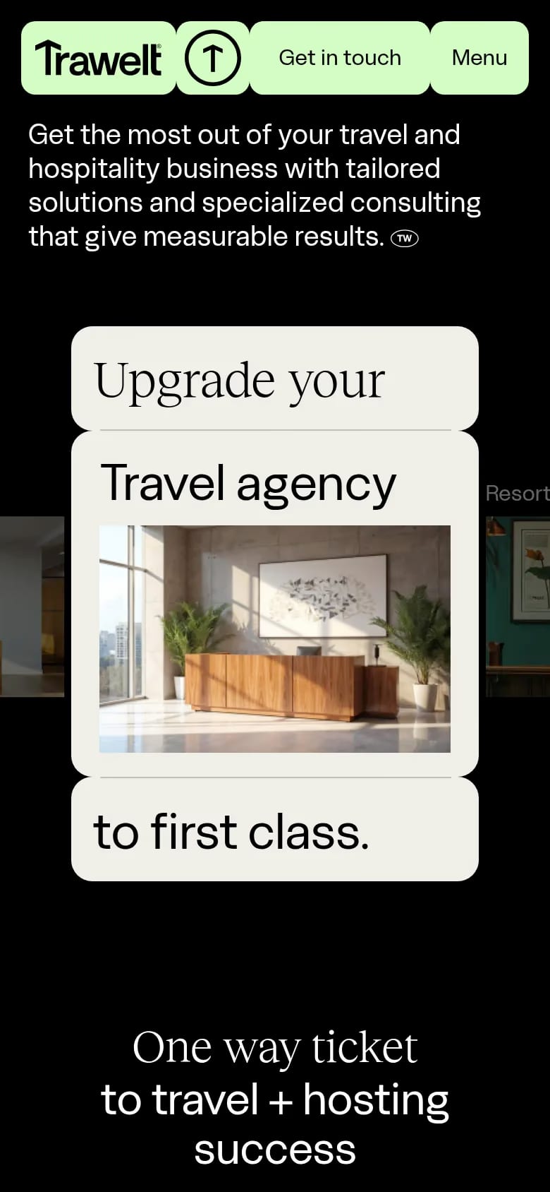 Trawelt mobile screenshot