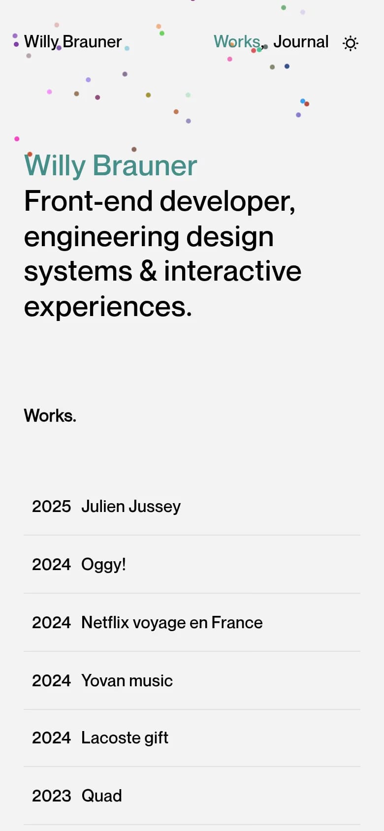 Willy Brauner mobile screenshot