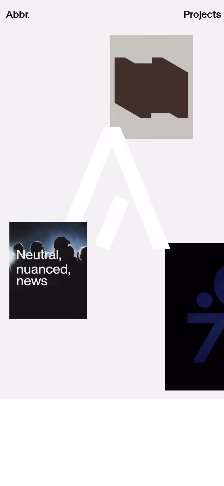 Abbr. Projects mobile screenshot