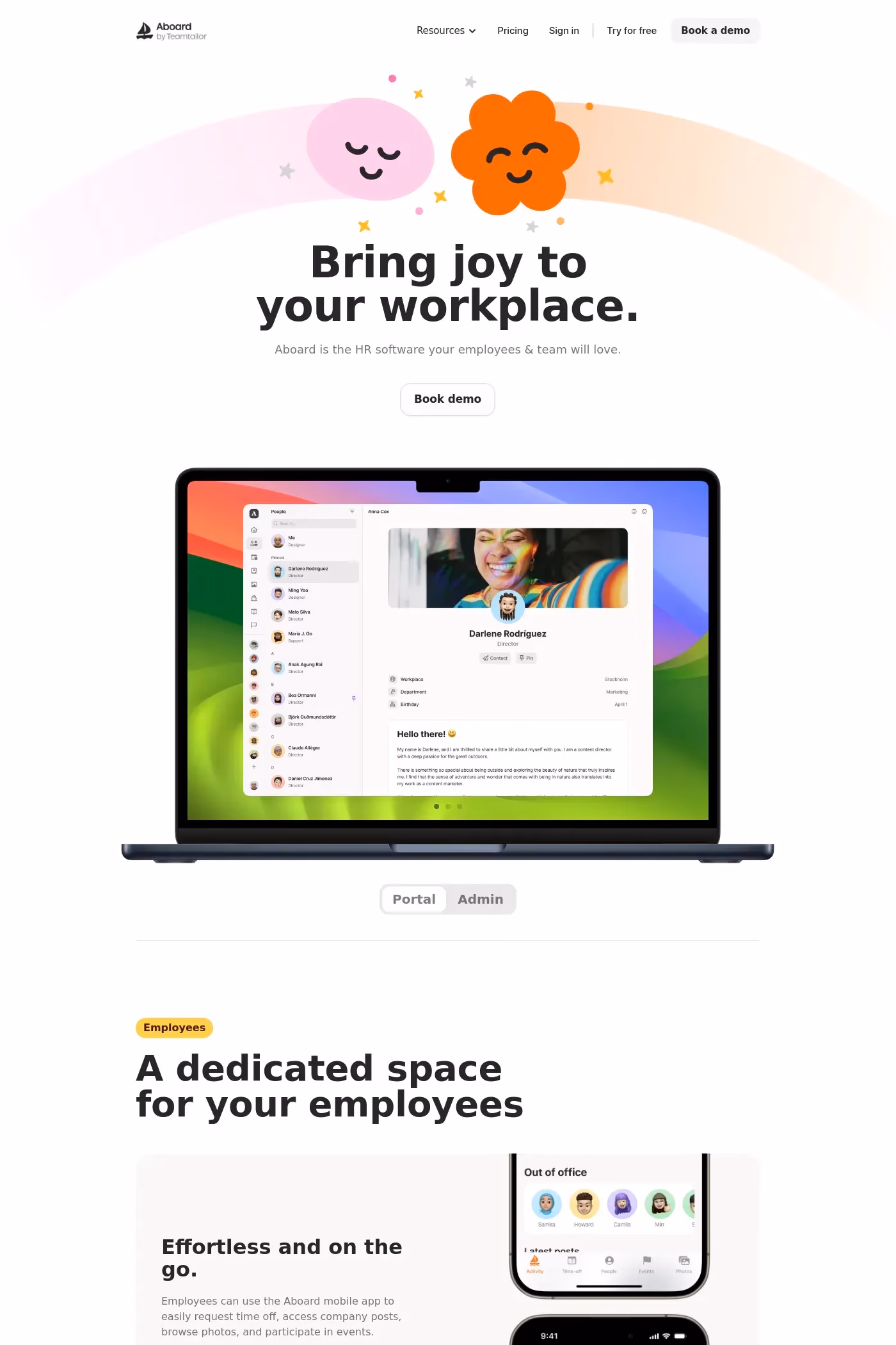 Aboard desktop screenshot