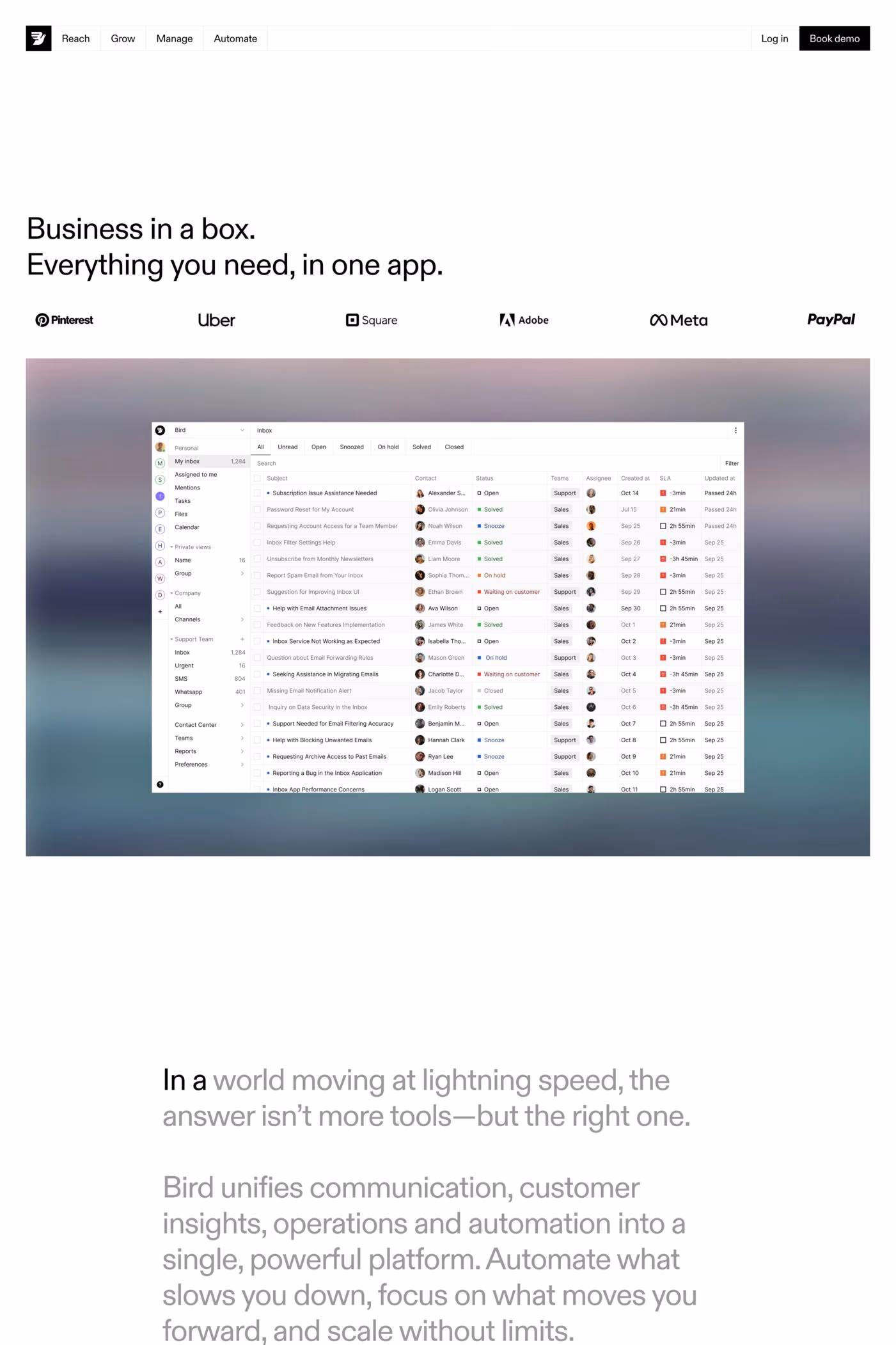 Bird desktop screenshot