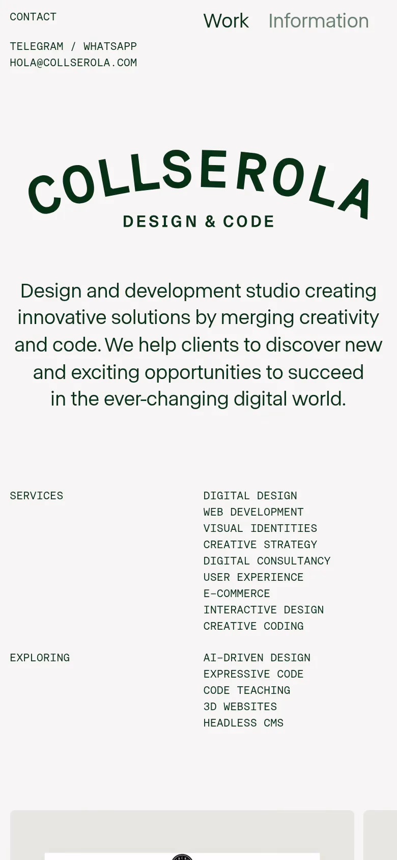 Collserola mobile screenshot
