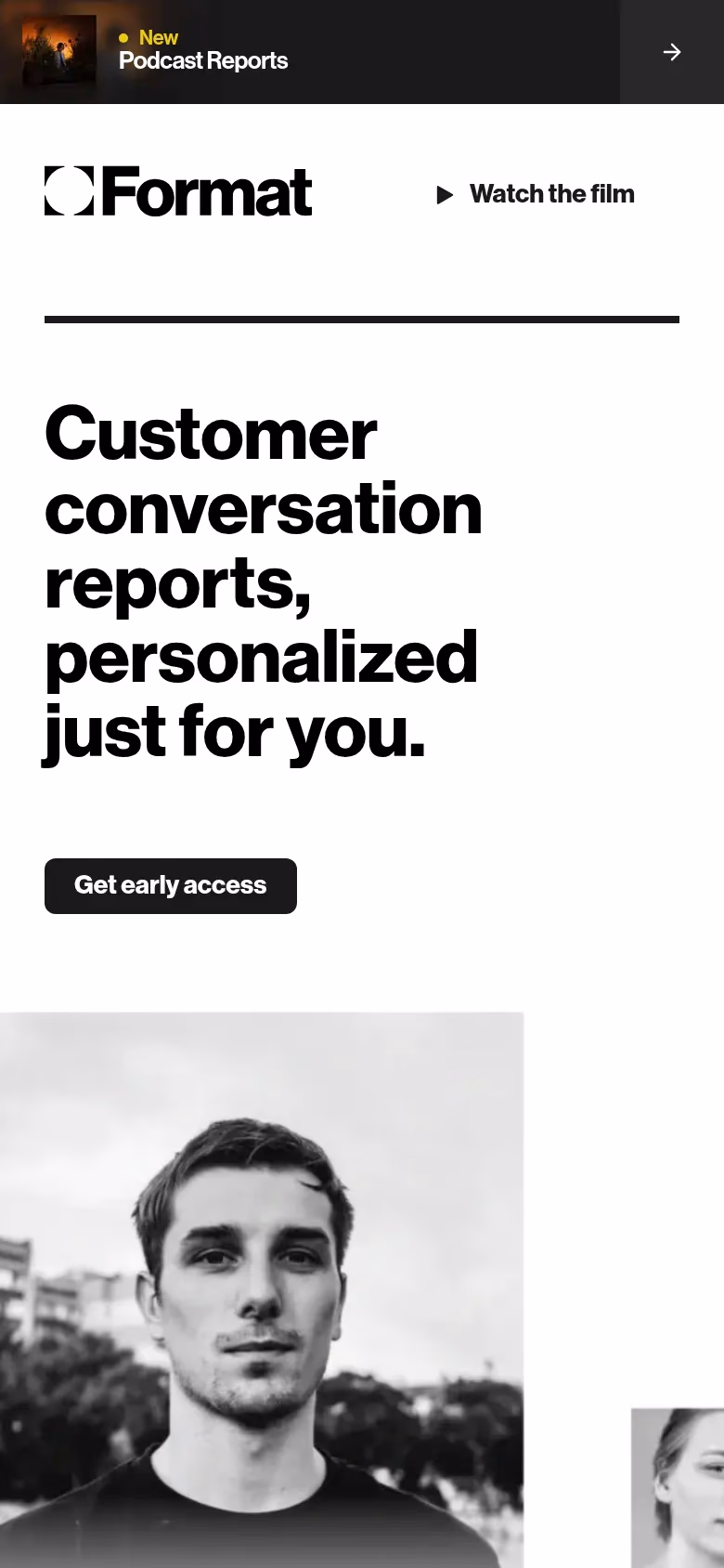 Format mobile screenshot